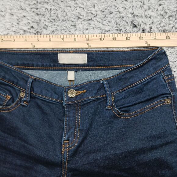 Banana Republic Womans 8 Dark Denim  Boot Cut Jeans/ Pants - Picture 3 of 8